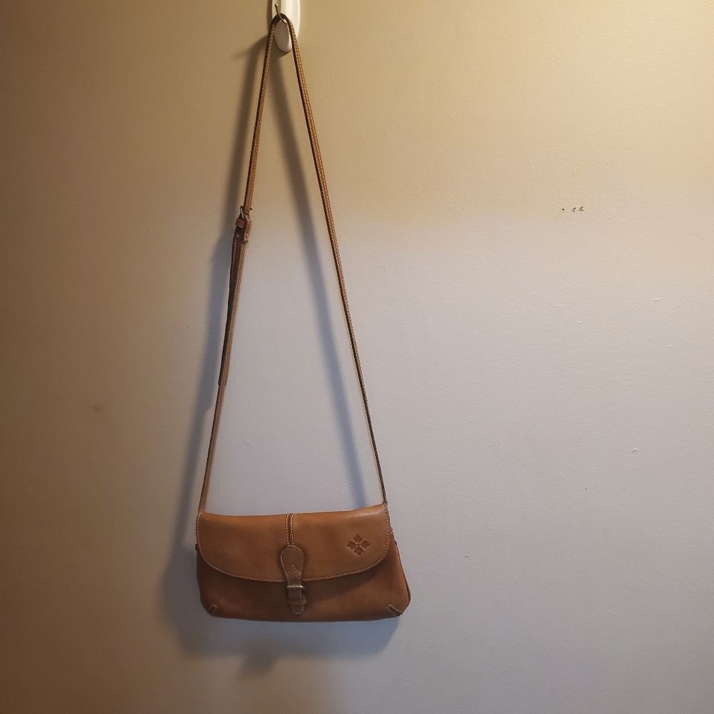 Patricia nash heritage brown baku crossbody handbag